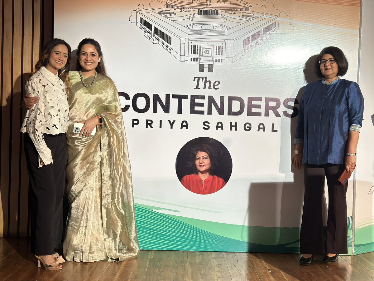 #TheContenders | Finally the day has come, really happy and super excited for the launch. 
.
.
.
Stay Tuned. 

#NewsX #TheConterders #booklaunch 

@Priyascorner @NewsX