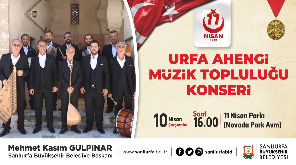 sanliurfabld's tweet image. Şanlı Kurtuluş; #11Nisan Destanı birbirinden özel etkinliklerle başlıyor.

Varan 2🇹🇷