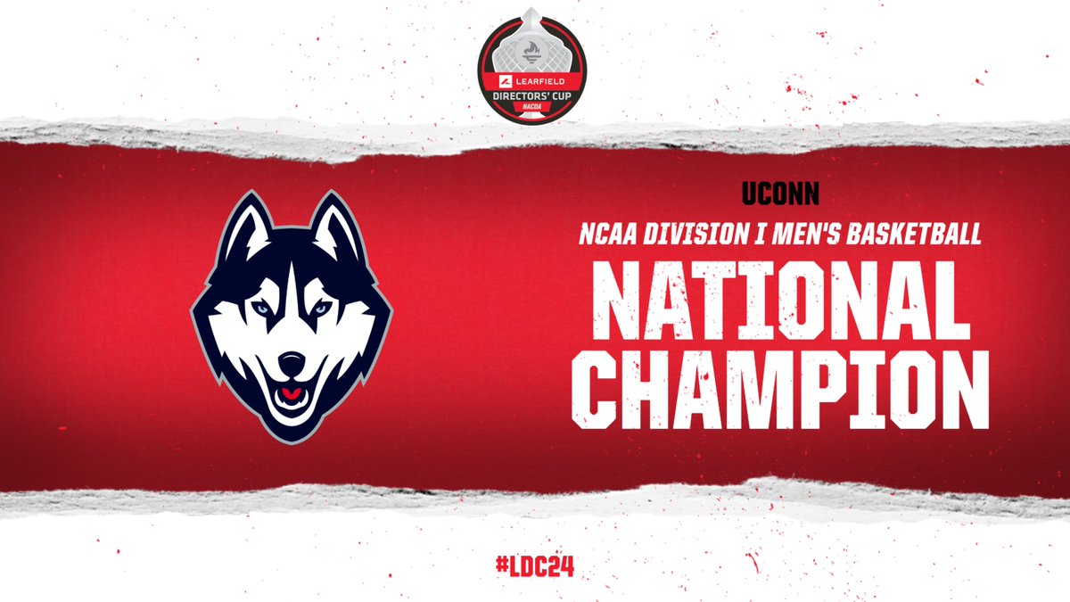 🚨Back-to-back for @UConnHuskies as they secure the 2024 NCAA Division I Men's Basketball National Championship! Sixth in program history! #LDC24