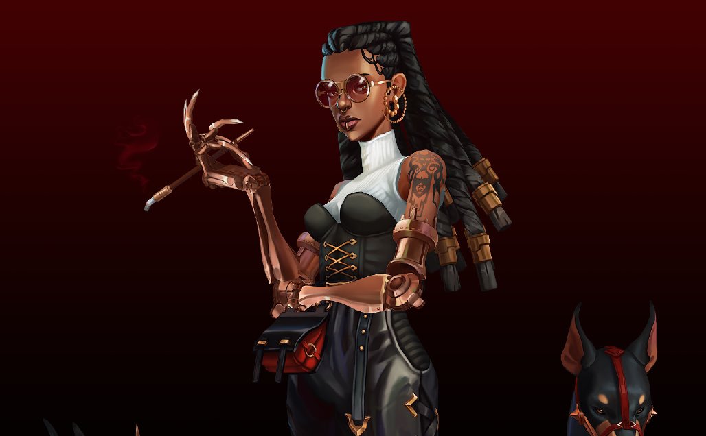 Heyy it’s #PortfolioDay ☀️🤌

I’m Keny, a freelance character artist working for handpainted &amp; stylized games 🌟
