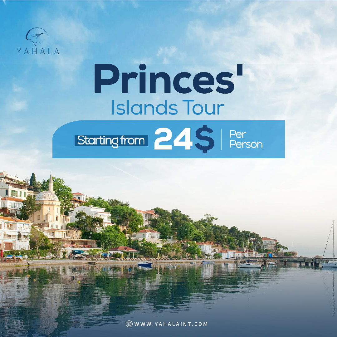 YaHala_Int's tweet image. From 10:30 AM to 7:00 PM
Explore Beylerbeyi Palace, Maiden’s Tower, Marmara Sea Trip, Heybeli Island, and Buyukada Island. Lunch is on board and delve into old churches, beaches, and small-town life. Includes transfers, lunch, sea transportation, and a guide.
#Turkey #yahala