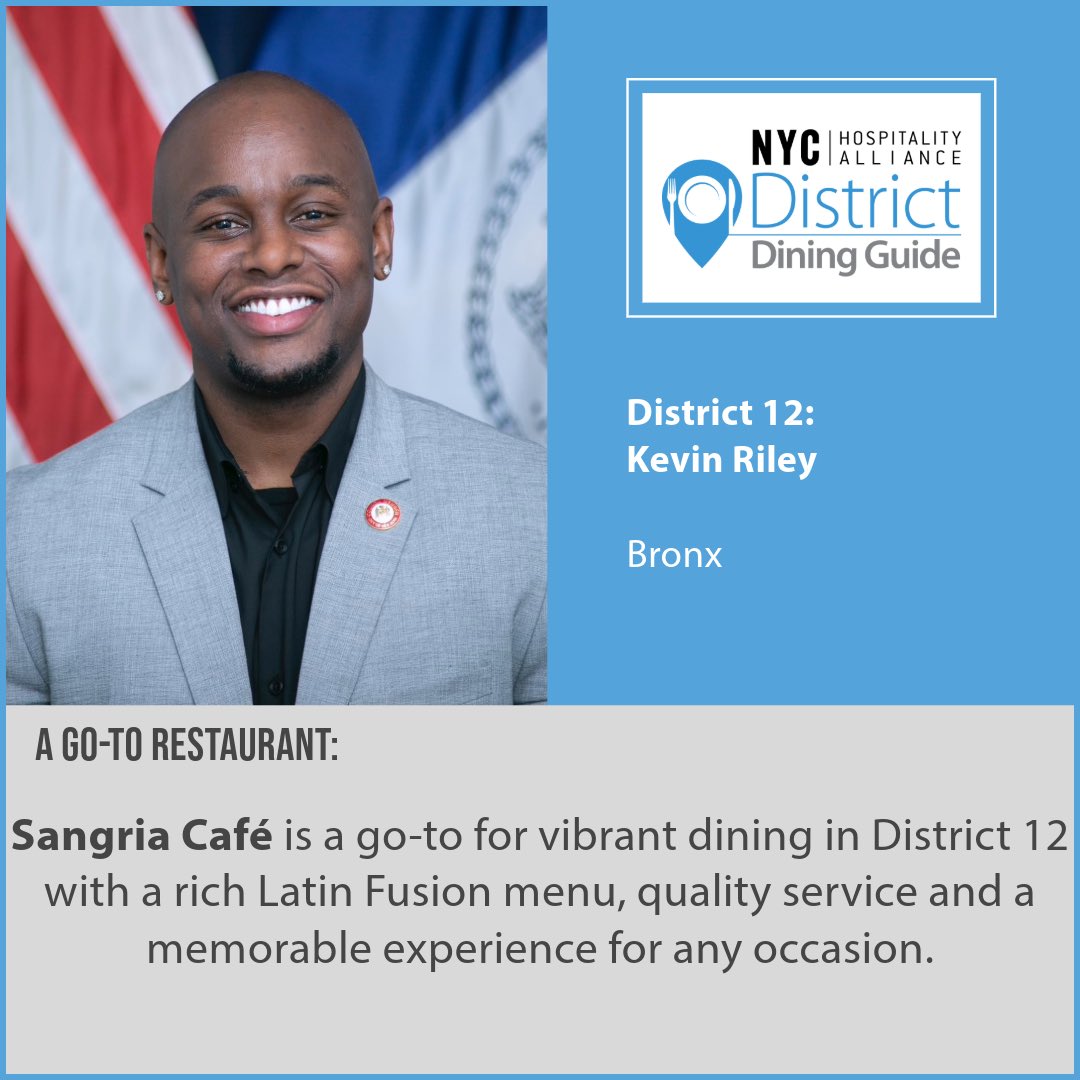 I’m heading to the Bronx to record a TV interview, so thought it a great time to shout out one of @CMKevinCRiley “go to” restaurants, Sangria Cafe. His “go to” dish sounds delicious too, and since I’ve been awake for a long time, I’d eat it for breakfast;) Checkout what it is…