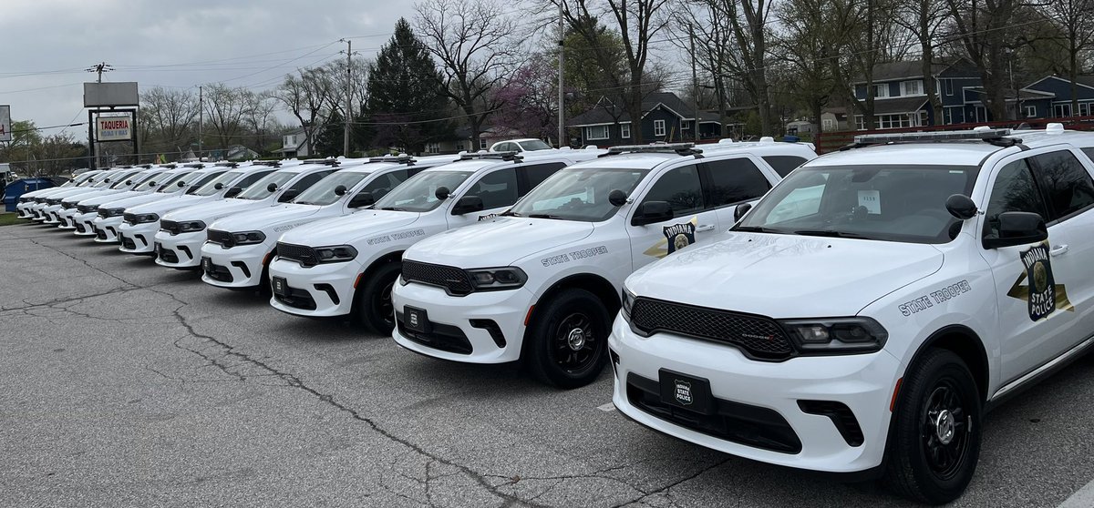 26 graduates of the 84th @IndStatePolice Recruit Class are being issued their new patrol vehicles this morning, which they have all been looking forward to since their first day of Recruit School. Congratulations and God speed as this new chapter in your career is about to begin