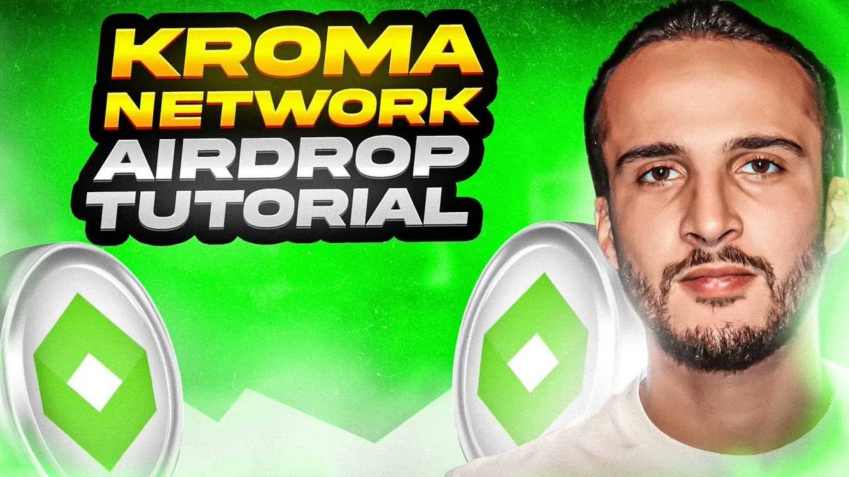 NEW VIDEO! 📸
@Kroma_Network Airdrop Tutorial [CONFIRMED AIRDROP!]

Watch here: 👇
youtu.be/crSn7dIhrww

🚀$KRO #KromaNetwork #CryptoAirdrops 🚀