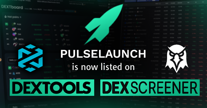 🎉 Listing Update: We are excited to share that $LAUNCH is officially listed on @DEXToolsApp and @dexscreener! 📈 DEXTools: dextools.io/app/en/pulse/p… 📉 DEX Screener: dexscreener.com/pulsechain/0x6…