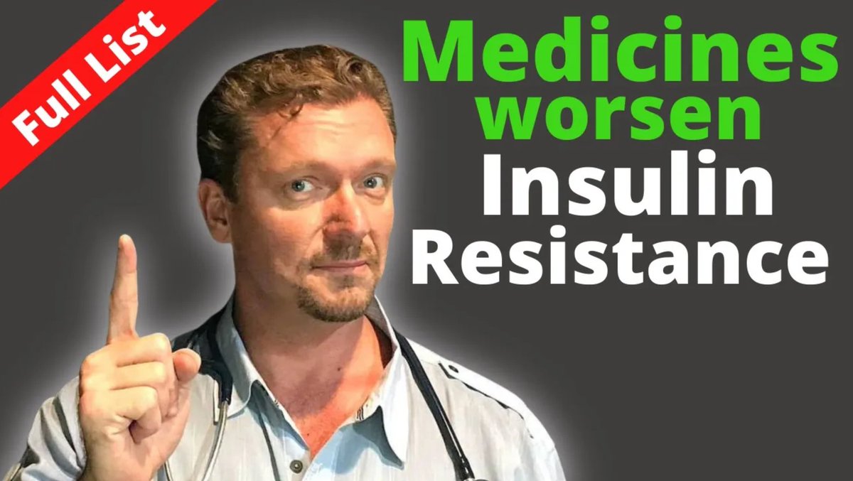 Many prescription medicines actually worsen your metabolic health & you might be taking one... Watch: youtu.be/L2nD8eKbp4Y