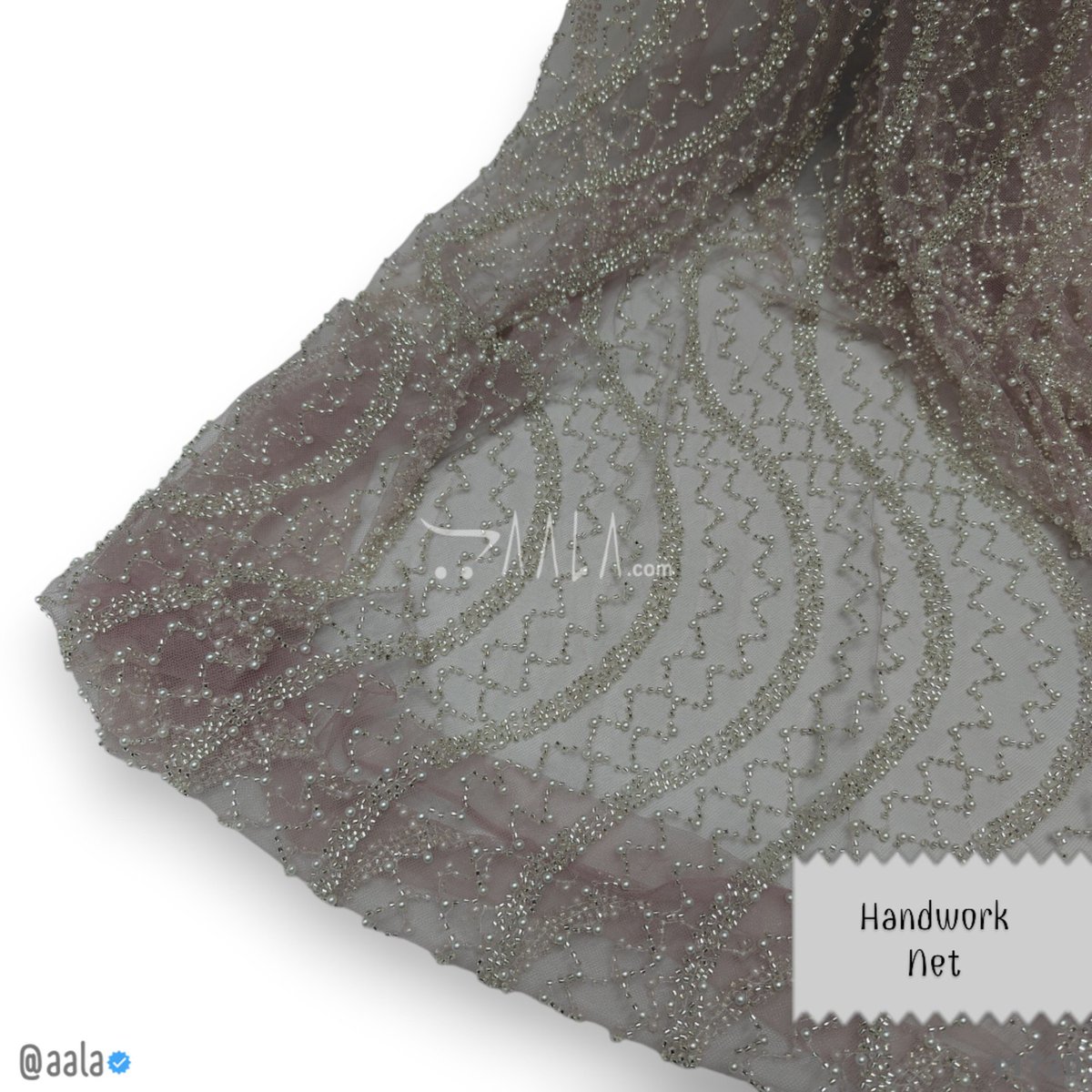 Handwork Fabrics at aala.com #aala #onlinefabrics #fashionfabrics #fashiondesigners #handwork #dyeable #net #dupattastyle #loveaala #aala.com #fashionbloggers Buy Online at aala.com/p/11720