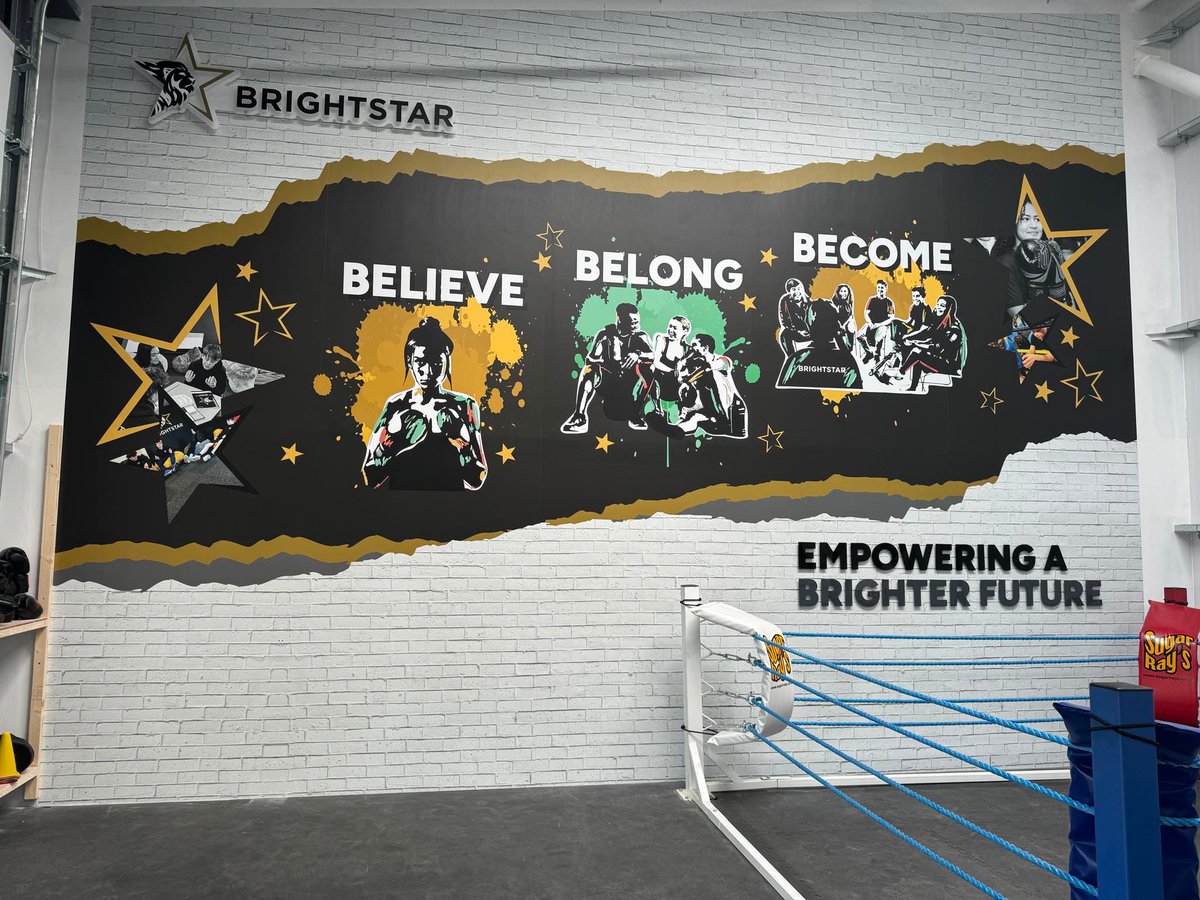 Brightstar Shrewsbury is growing! We're expanding our services this month as so many young people and their families benefit from this space. And how great do these new graphics look on the wall? A big thanks to @Aico_limited for funding the work 🌟 #Shrewsbury #Shropshire