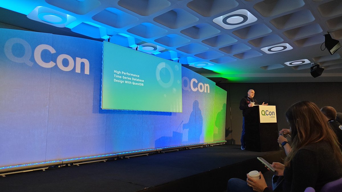 It's @qconlondon again and it's Vlad from @QuestDb talking about high perf time series!