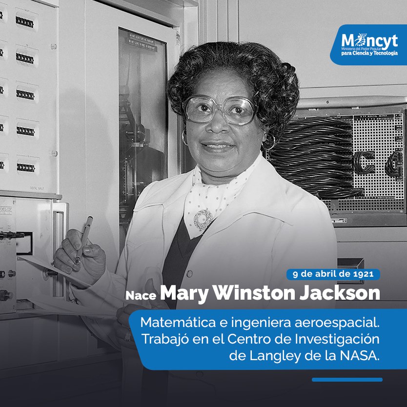 #Efemérides | #9Abr Natalicio de la matemática, Mary Winston Jackson 🔢

#AvanzaPuebloUnido