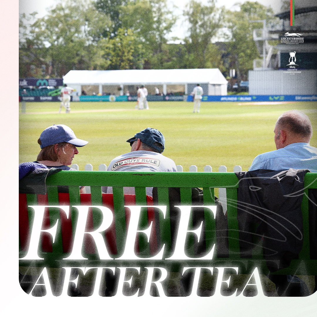 𝐅𝐑𝐄𝐄 𝐀𝐅𝐓𝐄𝐑 𝐓𝐄𝐀 🆓🏏

We are delighted to confirm we are once again running free entry after tea to all of our home <a href="/CountyChamp/">Rothesay County Championship</a> fixtures this summer. 

Pop in after work and cheer the Foxes onto victory. 📢🦊