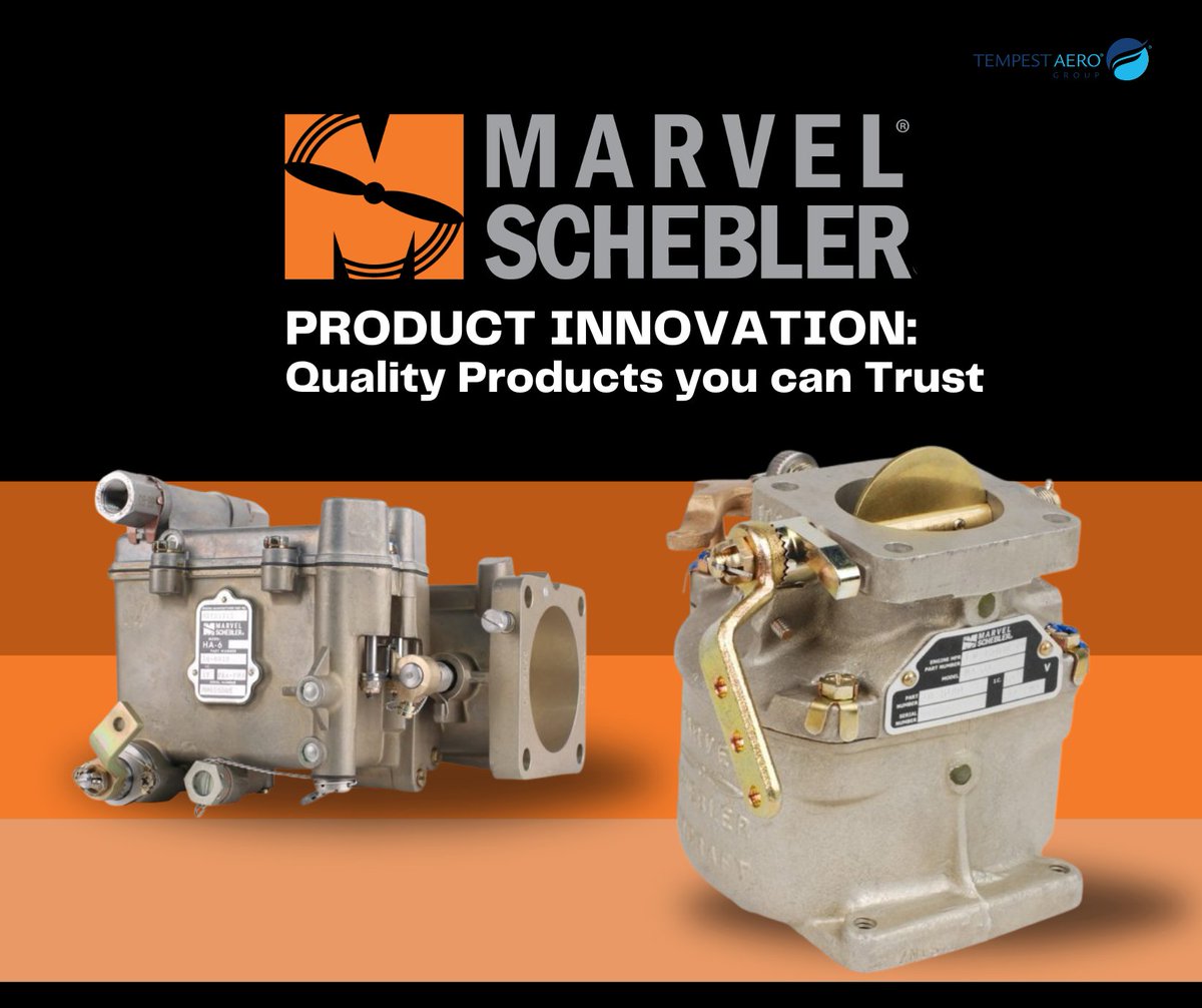 At Marvel Schebler, we are pushing product innovation to bring you quality products that you can trust!

#MarvelSchebler #innovation #carburetors #generalaviation