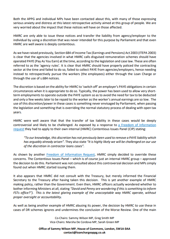 SarahGreenLD's tweet photo. The #LoanChargeScandal continues to ruin lives. I am pleased to join colleagues from across the political spectrum in writing to the Chancellor to raise HMRC's continuing disregard for the recommendations of the Morse Review https://t.co/T8vYZjQ9WL