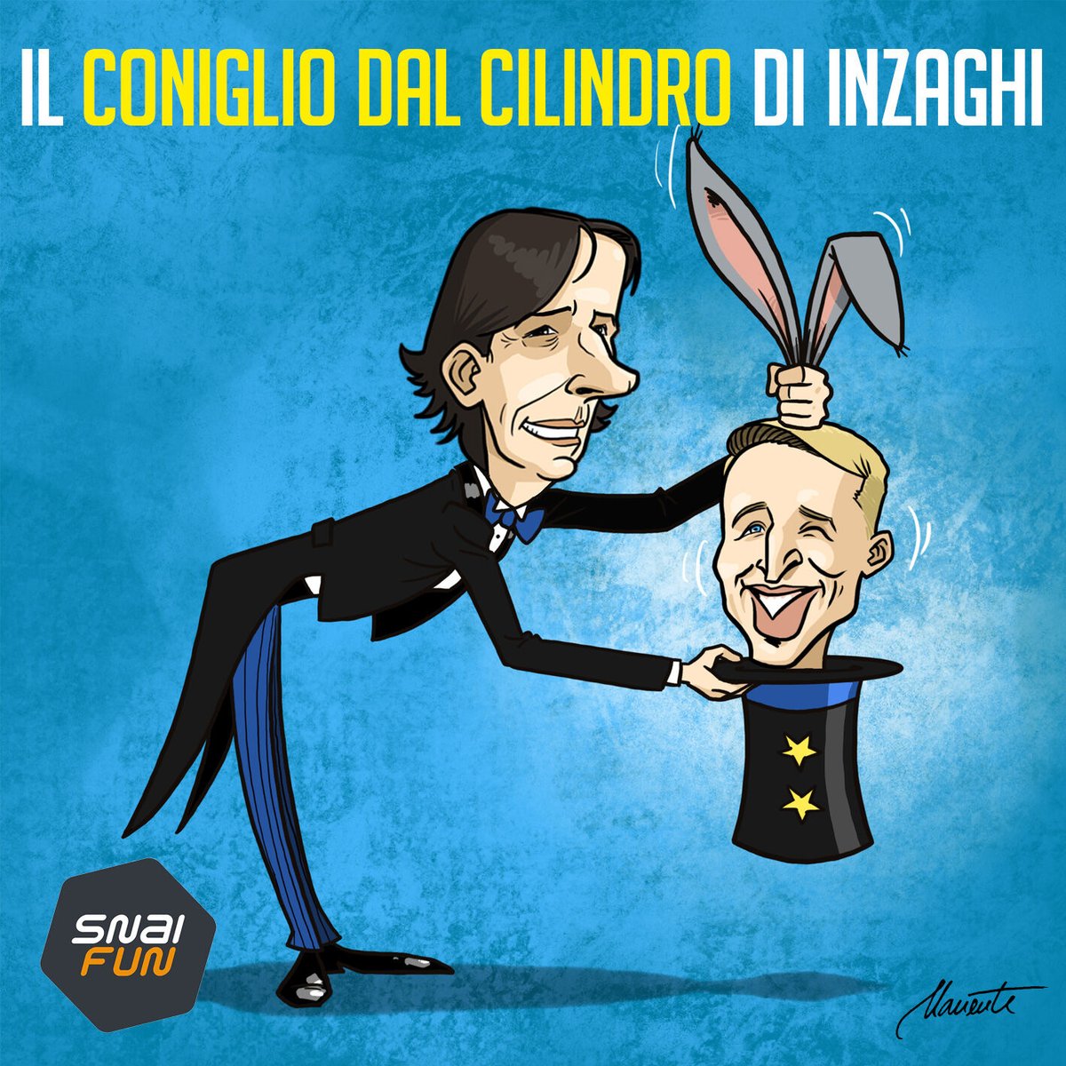 mic_manente's tweet photo. #Inzaghi pesca dal cilindro i cambi giusti e #Frattesi regala la vittoria al 95'.
A che percentuale siamo per la seconda stella?
⭐ ⭐ 
#Inter #UDIINT #serieA #calcio #vignetta #disegno #caricature #art #illustration #comics @SN4IFUN @Inter https://t.co/7utFAdObbr