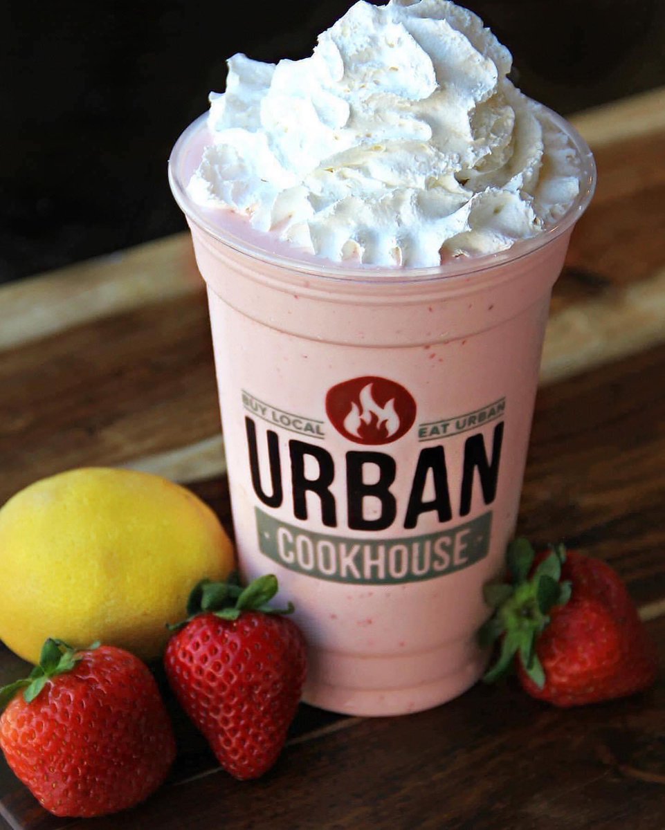 Treat yourself to one of our Strawberry Lemonade Milkshakes today! DELICIOUS!!! #urbancookhouse #eatfresh #milkshake #BuyLocalEatUrban #UC