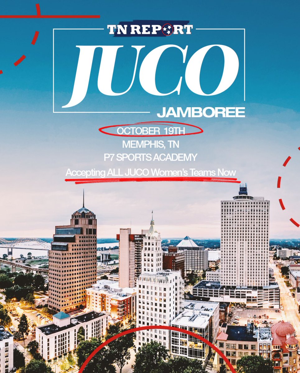 JUCO Coaches- Join us in Memphis on October 19th for the first annual TN Report JUCO Jamboree… Several of the top programs in the country have already committed to attending.