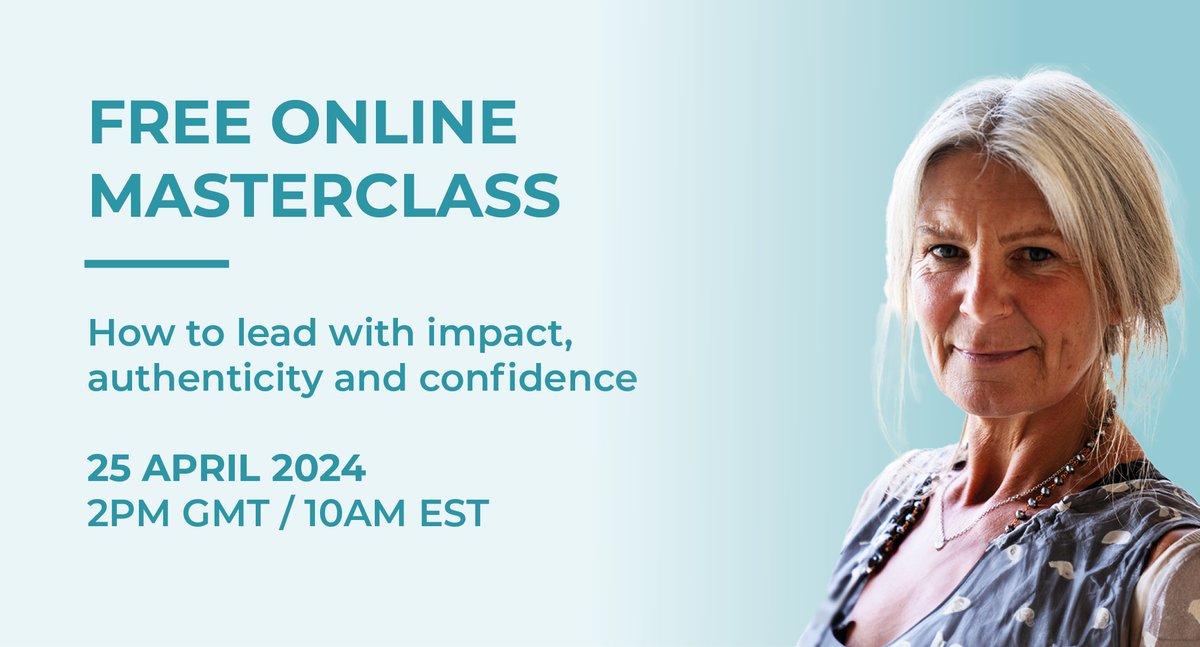Don't miss out! We have a limited number of places remaining on our Leadership Presence webinar. 

It's free to attend so claim your place today!

Register here:
oliviermythodrama.com/insights-event…

#leadershipdevelopment #leadershippresence