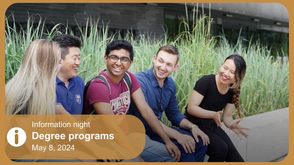 Are you considering Conestoga and thinking about degree options? This in-person information session on May 8 will provide the chance to learn more about Conestoga's degree programs and pathway options. For more information, visit ow.ly/PfnI50Rb01y.