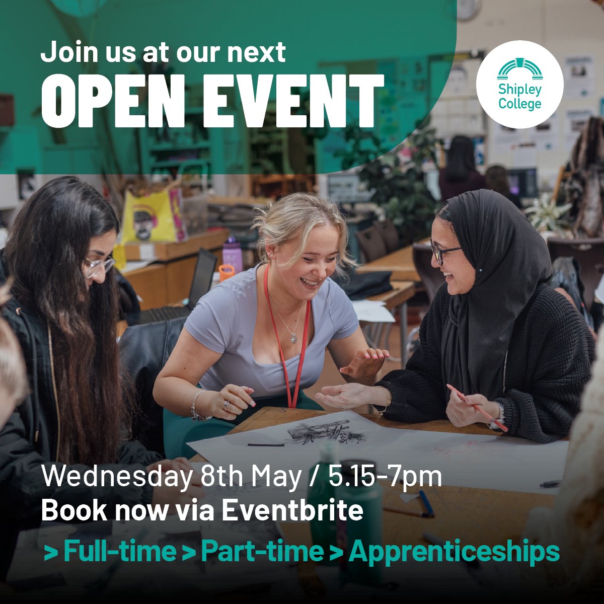Exam season is approaching & you will be starting to think about your next steps after finishing school. It can be quite an overwhelming time but don’t panic! Our next open event is 8th of May & we’re here to help you choose your next adventure! Pre-reg: bit.ly/49CLOUE