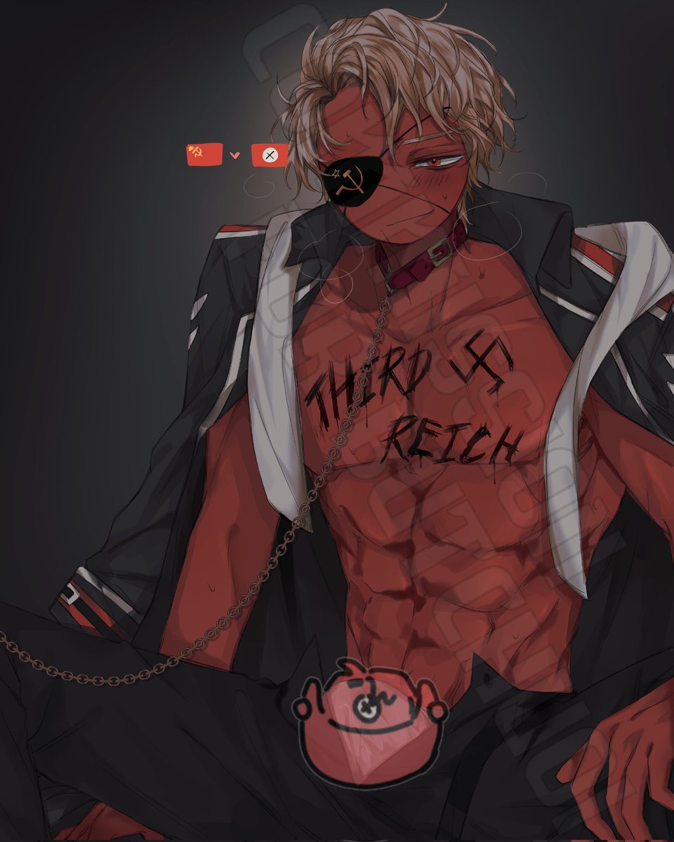 Butchuoi's tweet photo. The Thousand-Year Lover of Third Reich 🤏😎

[COMMISION-C] @AmkakaS78959
#countryhumans #ussrreich #ussrnazi #countryhumansussr #countryhumansnazi https://t.co/mrEawEfRgm
