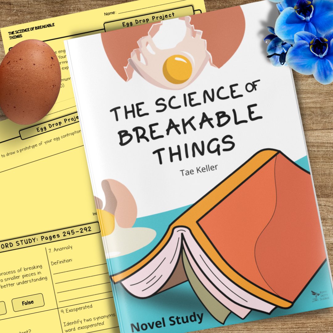 This novel study aligns with The Science of Breakable Things by Tae Keller and was created to be used in the secondary science classroom with a major focus on science vocab and reading comprehension. teacherspayteachers.com/Product/The-Sc…
#novelstudy #iteachscience #scienceteacher #elateacher