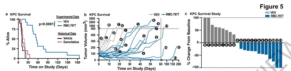 Kudos to $RVMD for testing their drugs on real mouse tumors with genetically defined mutations Most companies just use xenografts or cell lines and that is why you often hear that curing mice is easy. It's not nature.com/articles/s4158…