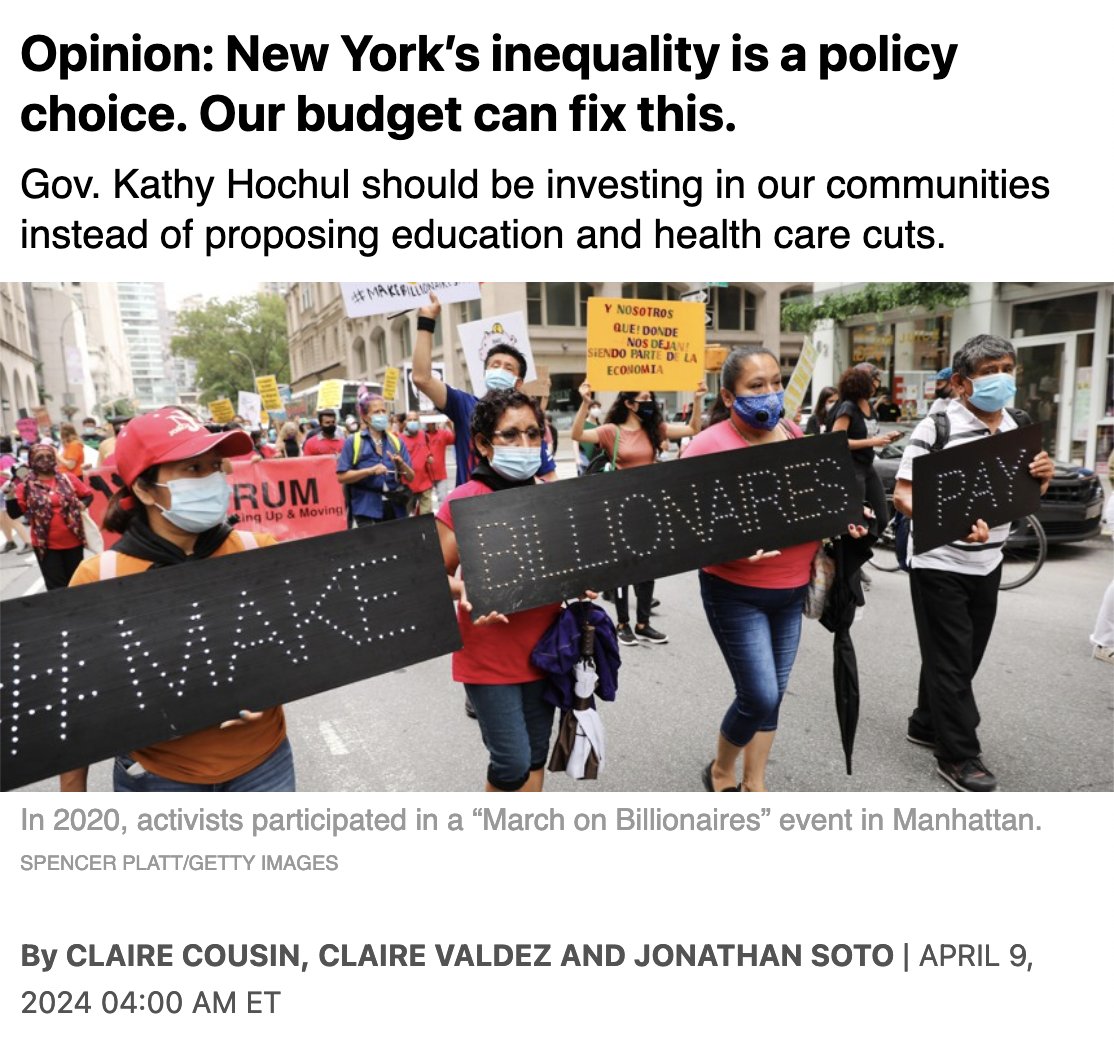 Read the new op-ed from @clairecousin106, @Soto4NY, and @claireforqueens in @CityAndStateNY 🎯 'Every delayed bus or transit desert, every neighbor priced out of our communities, every underfunded school is a policy choice.'