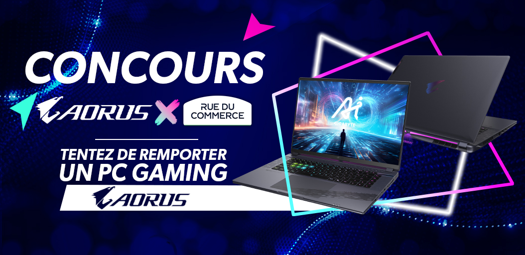 🖥️#Concours🖥️

Gagnez un PC Gamer <a href="/AORUS_France/">AORUS France</a> grâce à <a href="/rueducommerce/">Rue du Commerce</a> ⚡️

#RT + Follow <a href="/rueducommerce/">Rue du Commerce</a> + commentez " #MerciRDC "