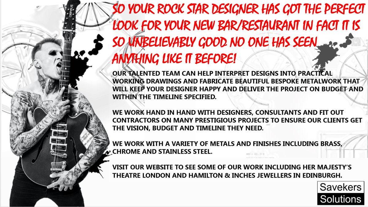 Savekers's tweet image. Need a metal fabricator that can manufacture beautiful bespoke items but deliver on practical working solutions to suit your project. Visit our website and see our recent projects.#bespokedesign #brass #projects #stainlesssteel #chrome #restaurantdesign #fitout