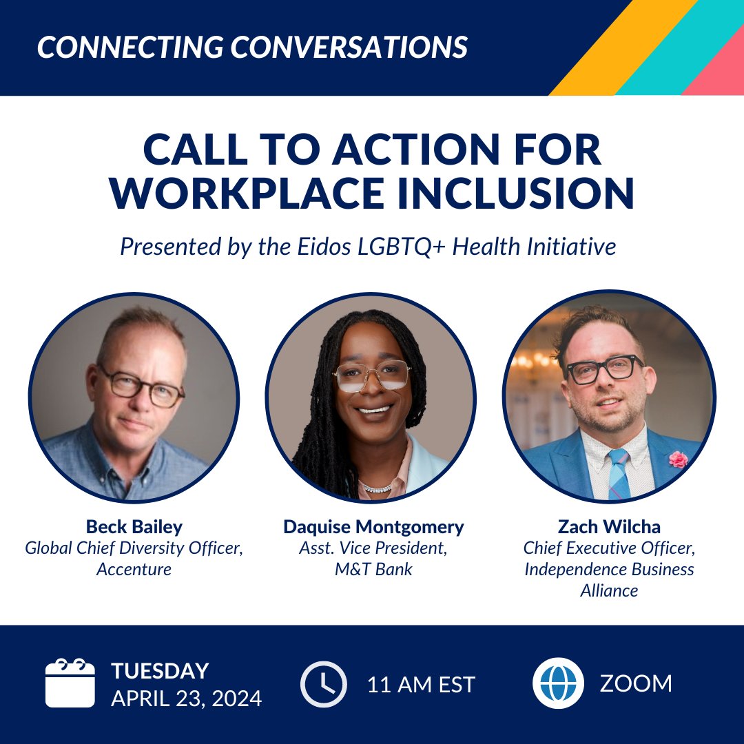 40% of LGBTQ+ employees face harassment at work, yet DEI efforts are facing resistance. Join our panel on fostering belonging at work with industry experts from @Accenture, @MandT_Bank, & @Think_IBA. Advocates, leaders, & allies— join us April 23 at 11am eventbrite.com/e/a-call-to-ac…