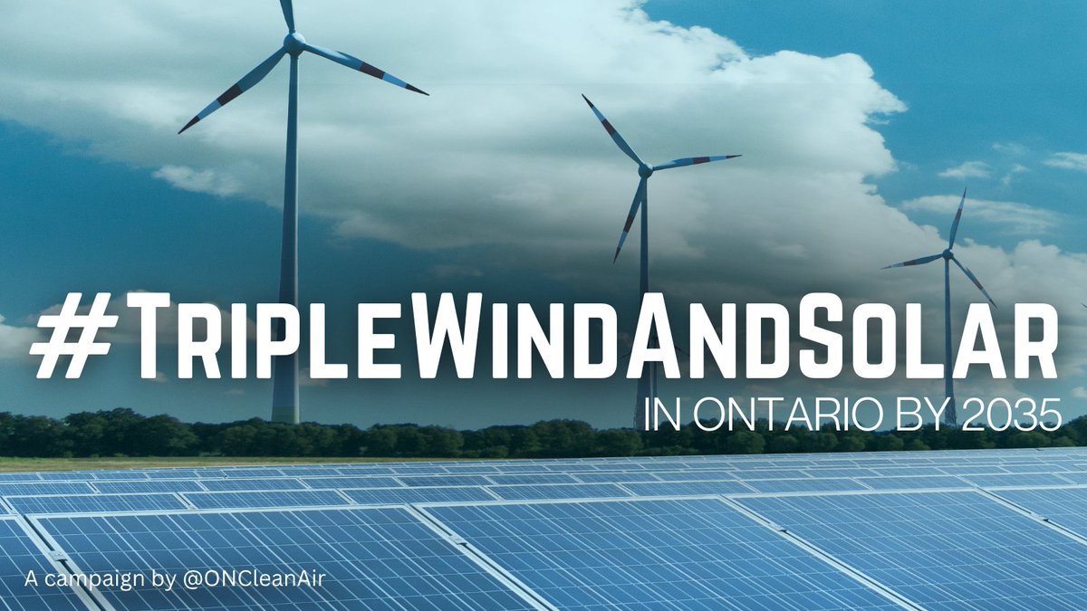 RNAO's tweet photo. Together with health &amp; environmental organizations, RNAO is calling everyone to help &amp; move Ontario to greener &amp; cleaner energy.

Premier @fordnation: With a plan to #TripleWindAndSolar we can achieve our #ClimateGoals &amp; #EndFossilFuels.

📢Join our call: https://t.co/pYoTAOraKS https://t.co/FVm2tddyOL