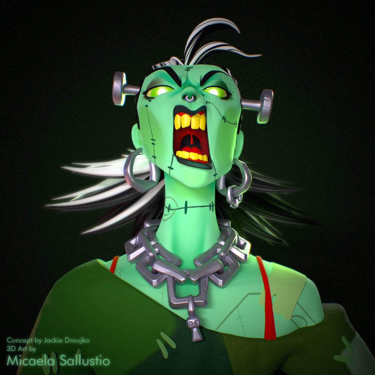 MicSallu's tweet photo. Hey #PortfolioDay! 
I'm Micaela, a 3D artist from Italy looking for work in the gaming industry👾🫧
Check out my portfolio on Artstation:
https://t.co/55LsIK9nyd https://t.co/hnSpZXFXjL