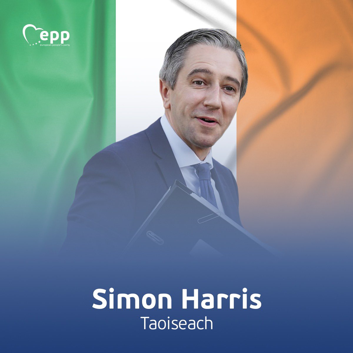 Congratulations to @SimonHarrisTD on his election as Taoiseach. His commitment to @FineGael, his political experience and his resolve will stand to him as he works to improve the lives of Irish citizens and tackle the issues Ireland faces, such as housing and climate change.