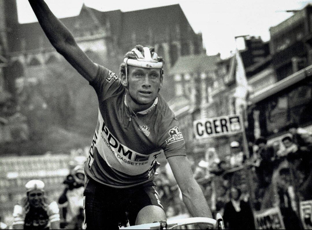 Adri Van Der Poel (Ned) winner of the 1990 Amstel Gold Race.