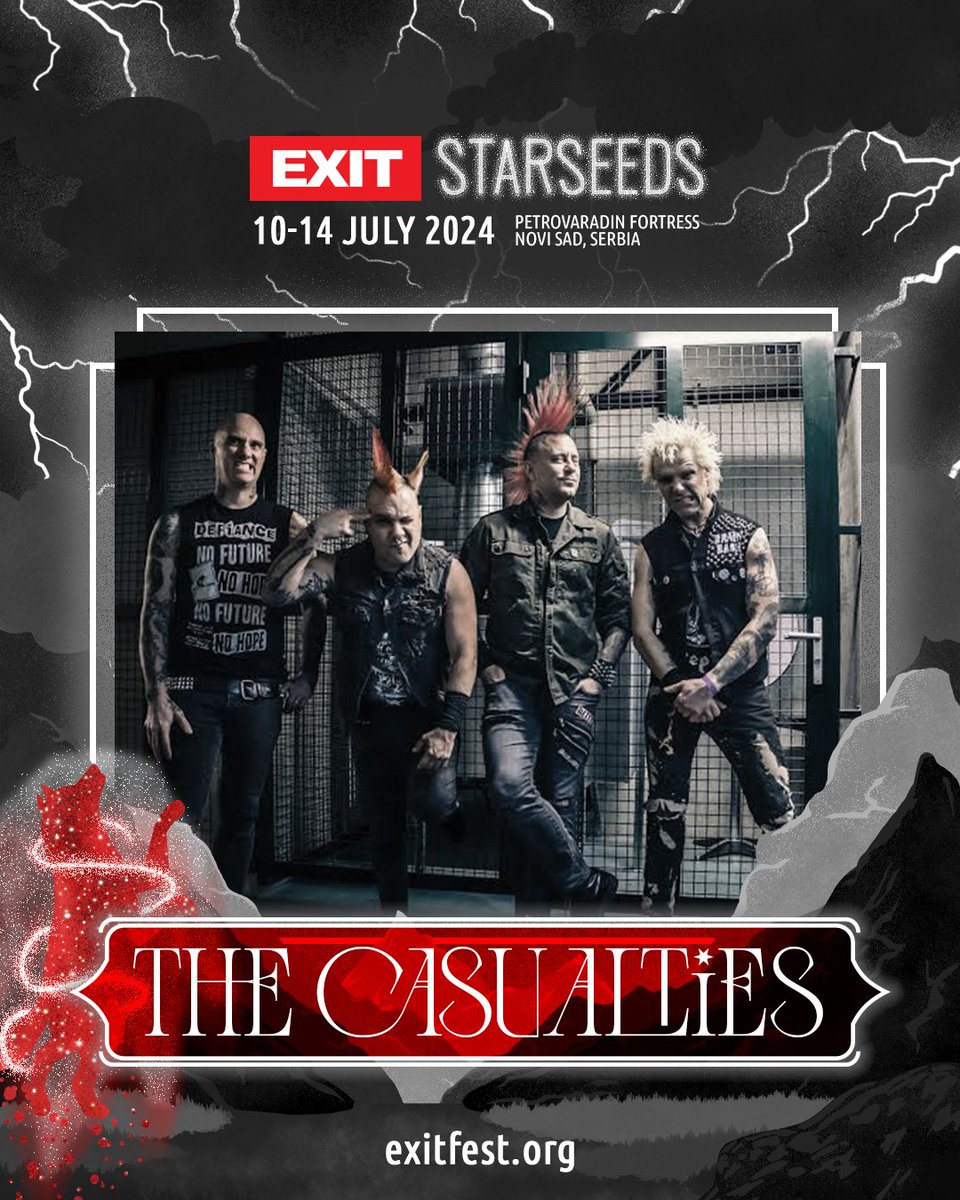 #EXIT2024 welcomes The Casualties! ⚡️