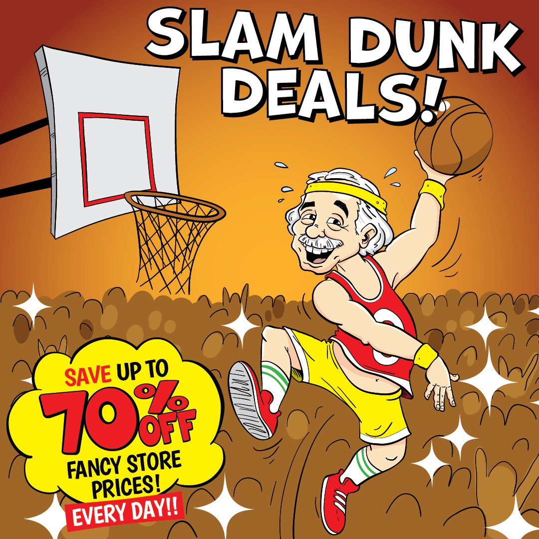 Congrats to UConn on their epic victory! 🏀🏆🎉 Our BRACKETS may be busted, but we ain't MAD...we've got Slam Dunk Deals up to 70% off the fancy stores EVERY DAY! #goodstuffcheap #MarchMadness