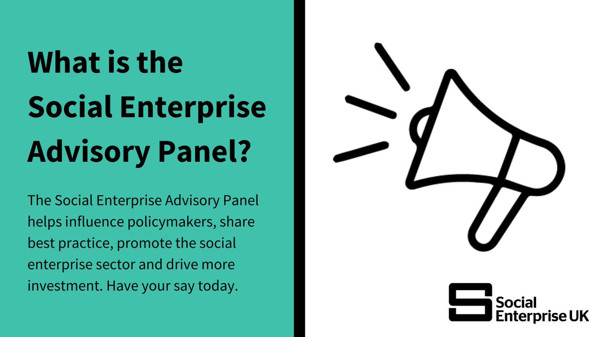 Do you want to support further growth and impact in the #SocialEnterprise sector? Take a few minutes to support @SocialEnt_UK’s research by taking their Social Enterprise Advisory Panel survey by 30 April ➡️surveymonkey.com/r/M5WDDCS