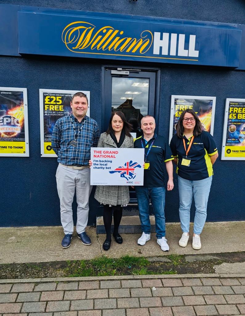 I placed a charity bet for this weekend’s Grand National to support @BarnsleyFoodbnk. Pleased to meet staff at @WilliamHill in Hoyland.