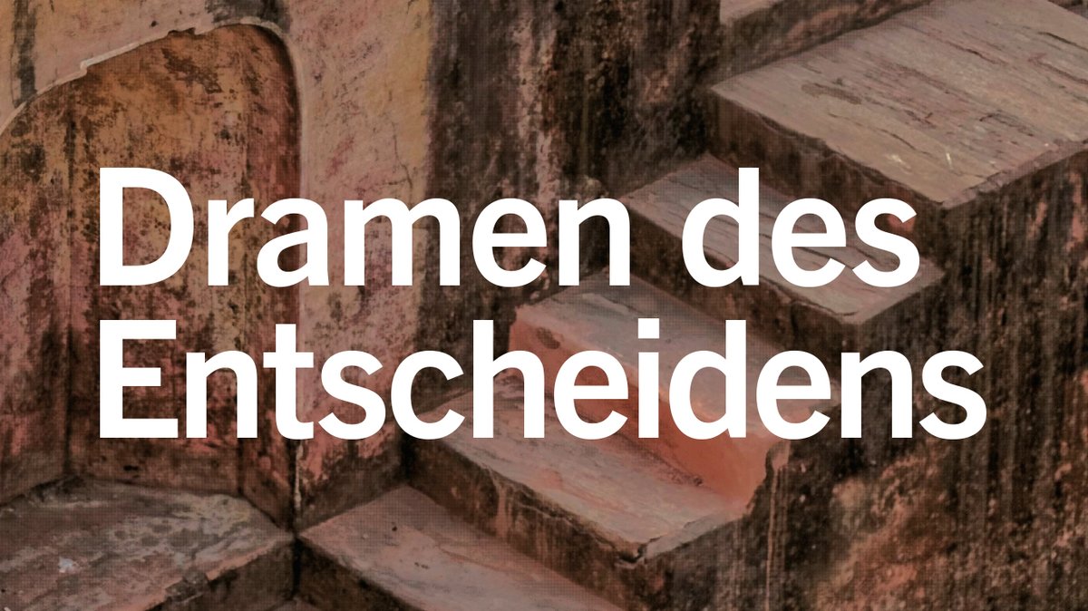 Entweder … Oder … #MosseLectures!

Wir melden uns entschieden zurück: In unserer neuen Reihe der @mosse_lectures an der @HumboldtUni beschäftigen uns »Dramen des Entscheidens«.

Mehr zu Programm und Referent:innen hier: mosse-lectures.de/programm/

Auf bald, wir freuen uns!