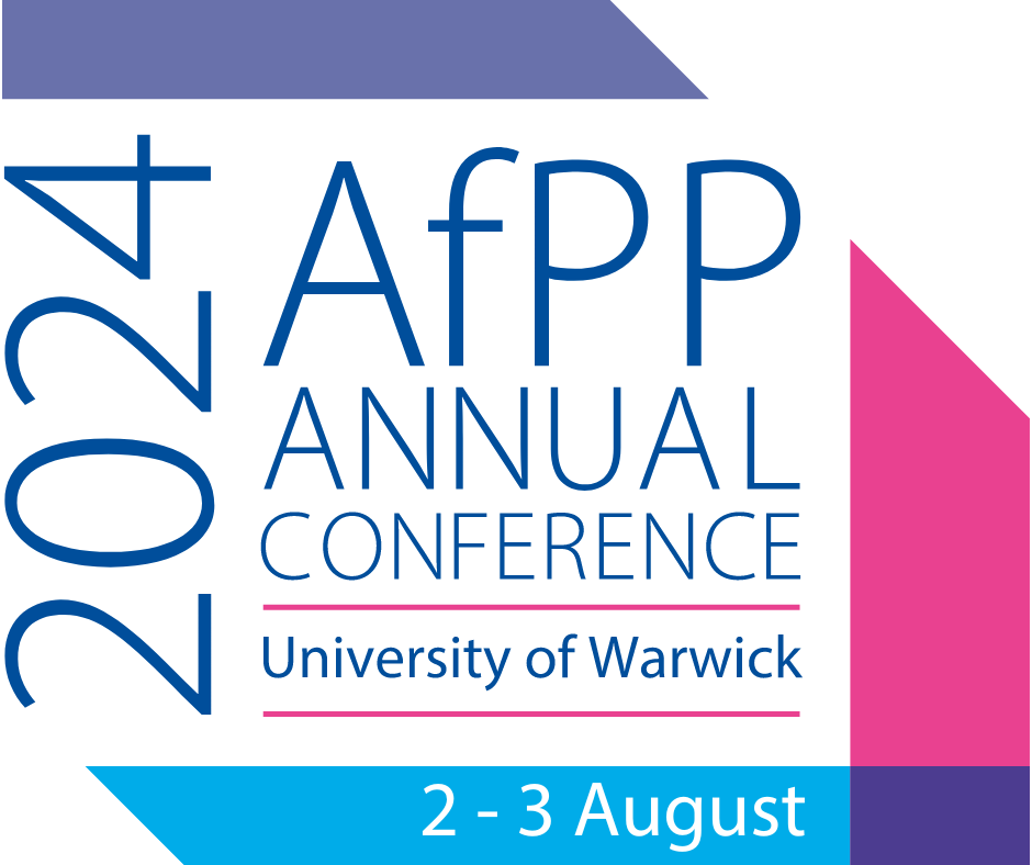 ⚠️ Agenda now LIVE ⚠️ The 99 day countdown to the AfPP Annual Conference 2024 has officially begun... Check out the newly released agenda by clicking the link below⬇️ conference.afpp.org.uk/index.php/prog… See you there! 👋