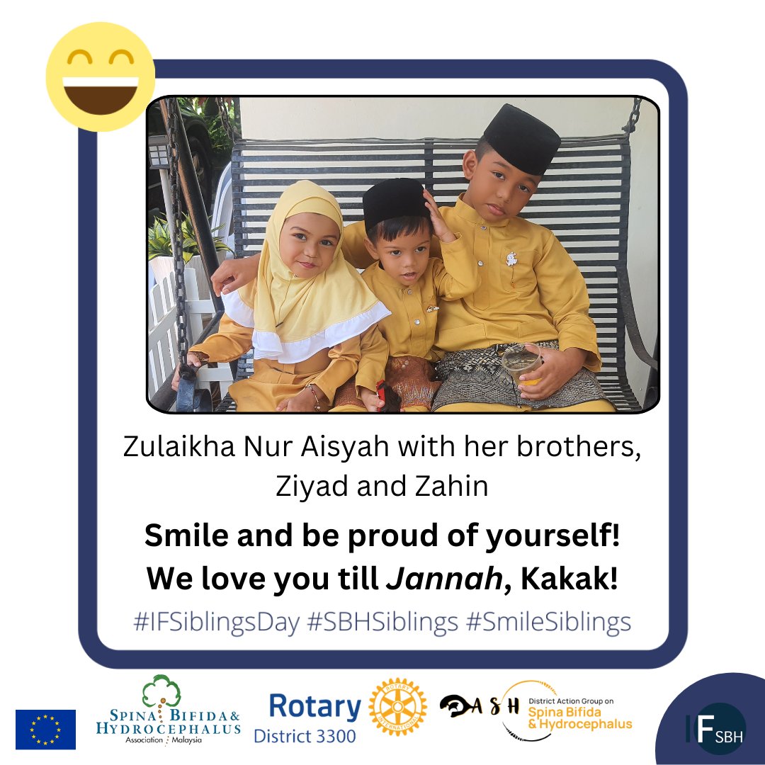 🎉 Happy Siblings Day! 🎉 On this day we honour siblings with #SpinaBifida and #Hydrocephalus 😄🌈 Check out this inspiring example of sibling support and love!

🔗 ifglobal.org/events/sibling…