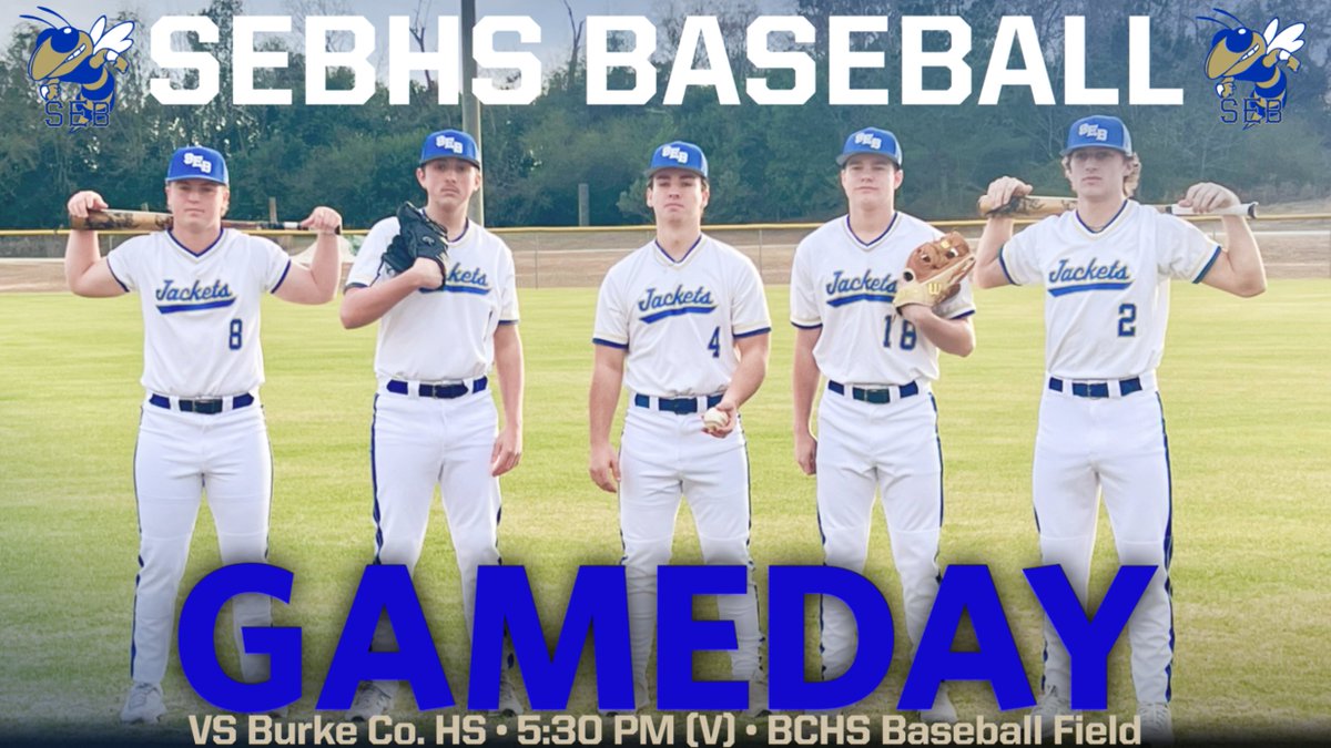 ⚾ SEBHS BASEBALL ⚾ 🆚: Burke Co. HS 📆: 4/9/24 ⌚️: 5:30 PM 📍: Waynesboro, GA 🏟️: BCHS Baseball Field 🎟: gofan.co/app/school/GA1… 🎥: nfhsnetwork.com/schools/southe…