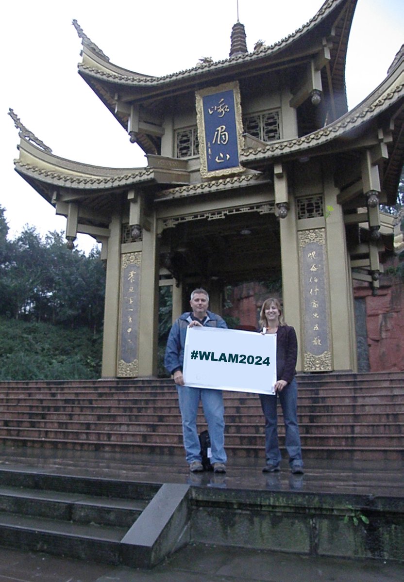 The #CareerPaths of Tim Daugherty, PLA and Andrea Pedersen, PLA have taken them to projects all over Arizona, the United States, and the World. Even back in 2010, near Mt Emei China, we knew we'd be celebrating World Landscape Architecture Month! #WLAM2024 @NationalASLA @AzASLA