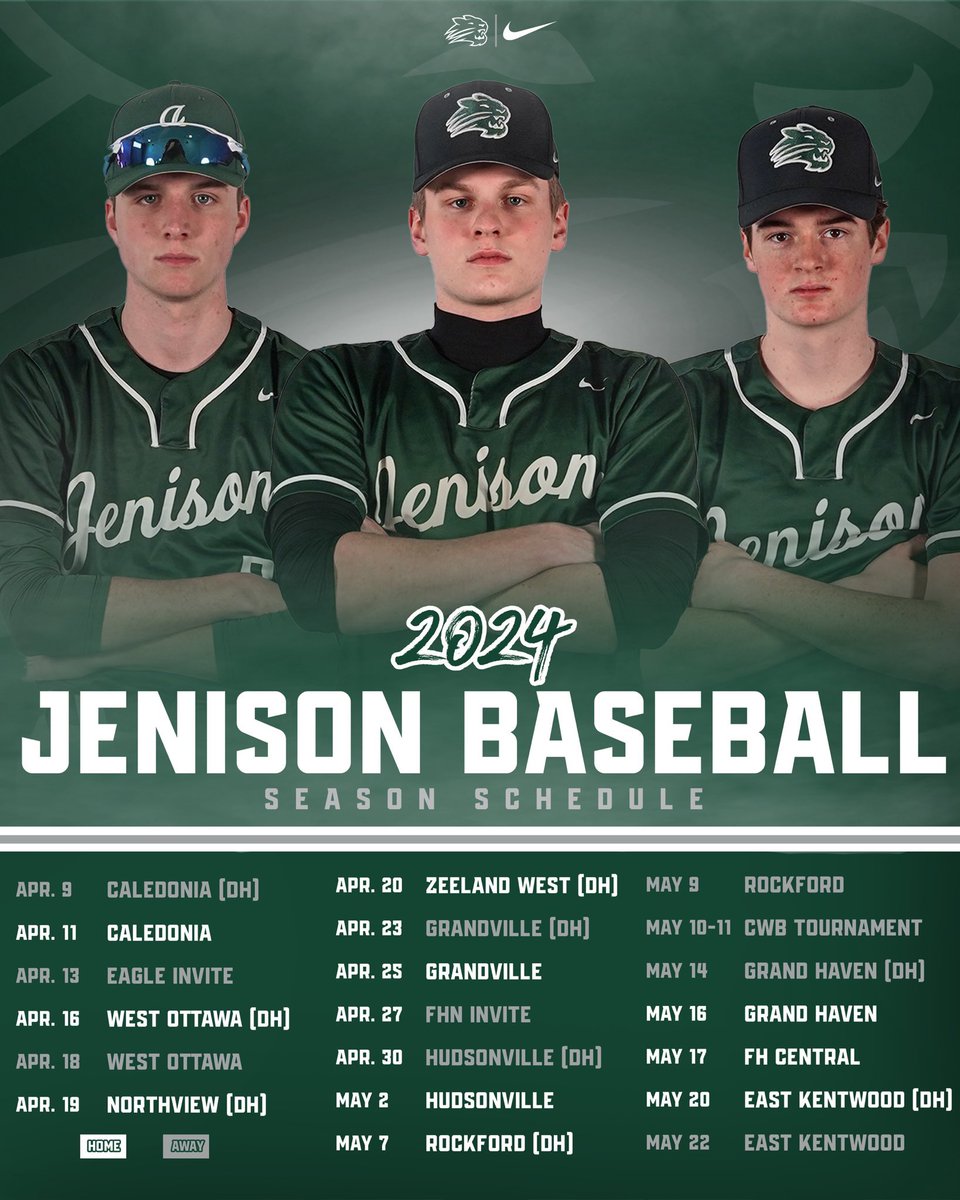 GAMEDAY!!!! Season opener for real this time! Time to go to work!! Game Details: 🆚Caledonia ⏰Game 1 of a DH at 4:00 📍Caledonia High School @BaseballJenison @ColdWeatherBats @PrepBaseballMI