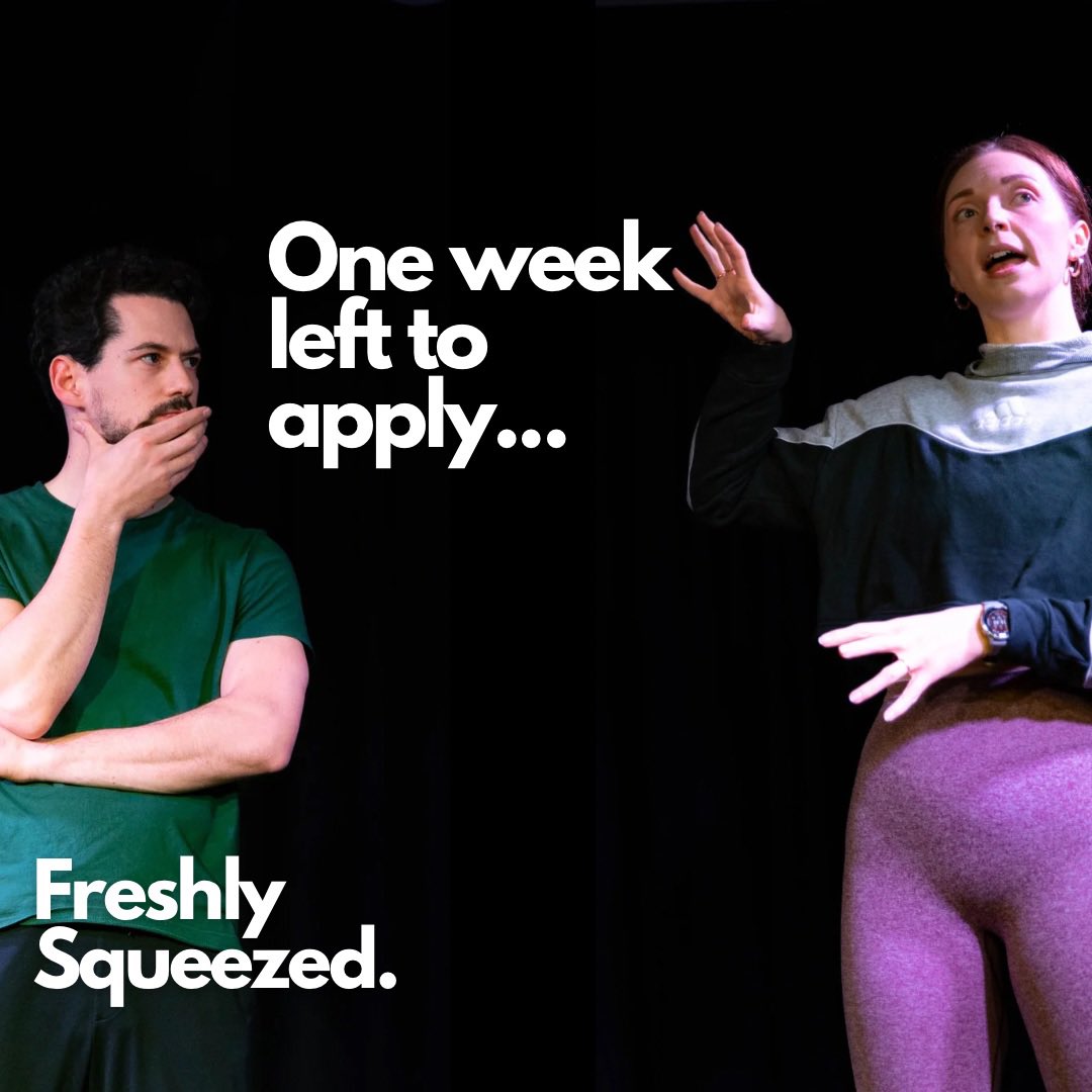 Freshly Squeezed submissions are open for one more week 🍊

Don’t miss out! If you have some zesty new writing, we would LOVE to read it. 

Apply here: forms.gle/8Pq9bkL6k3Zyut…