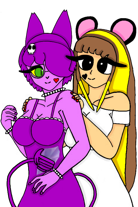 ObjectShowBloke's tweet photo. Fay/Jeny and her girlfriend Minori in nightgowns 😺😈👽✨💜🐼💛🤍👕👗🌃
#Oniloin #Humanbear #girls #lesbian #girlfriends #furries #LGBT #candy #lesbianillustration #hetero #panda #nightgowns #gaycouple #heteroillustration #digitalart #lacedress #angeldress https://t.co/t6EOtUYvbB