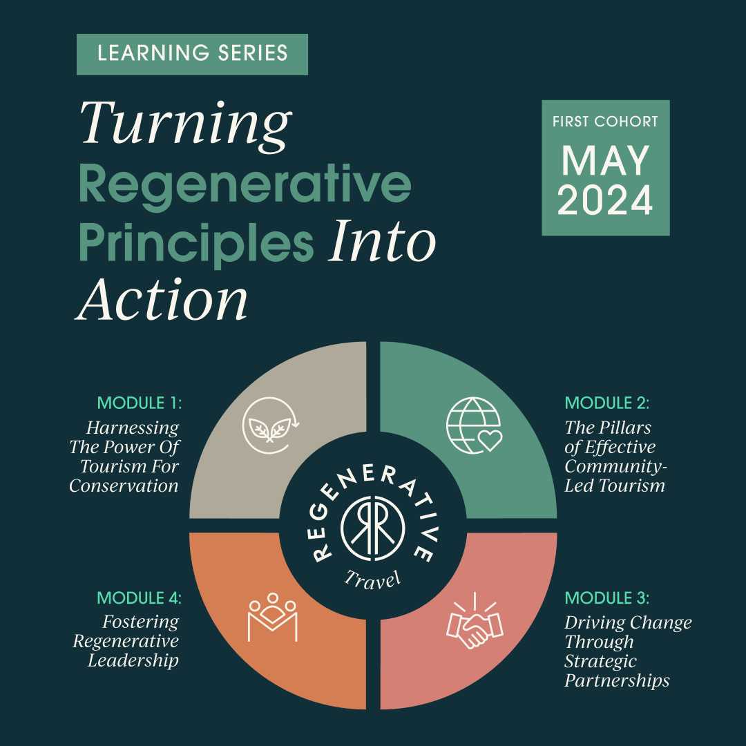 We're proud to spotlight the involvement of our Science Director and co-founder in the new learning series 'Turning Regenerative Principles Into Action' by @RegenTravel.🌴👩‍💻 Learn more about the course and how to be part of the first cohort: linkedin.com/feed/update/ur…