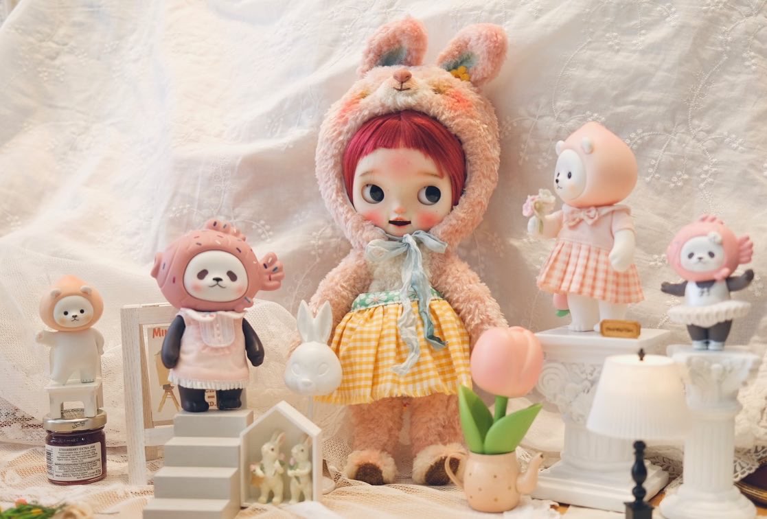 CandyPan04's tweet photo. 😊 我最喜欢宝宝「茶豬」🌷

#blythe #BlytheArt #planetbear #janefer #taiyakipanpan https://t.co/JWuyn1VMhw