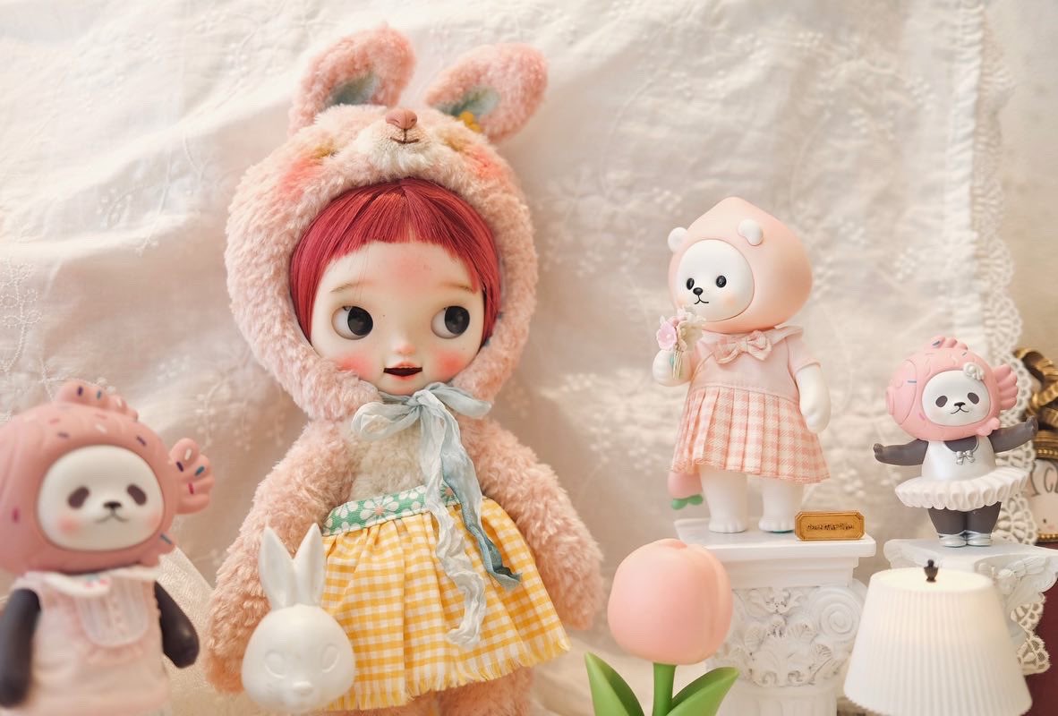 CandyPan04's tweet photo. 😊 我最喜欢宝宝「茶豬」🌷

#blythe #BlytheArt #planetbear #janefer #taiyakipanpan https://t.co/JWuyn1VMhw