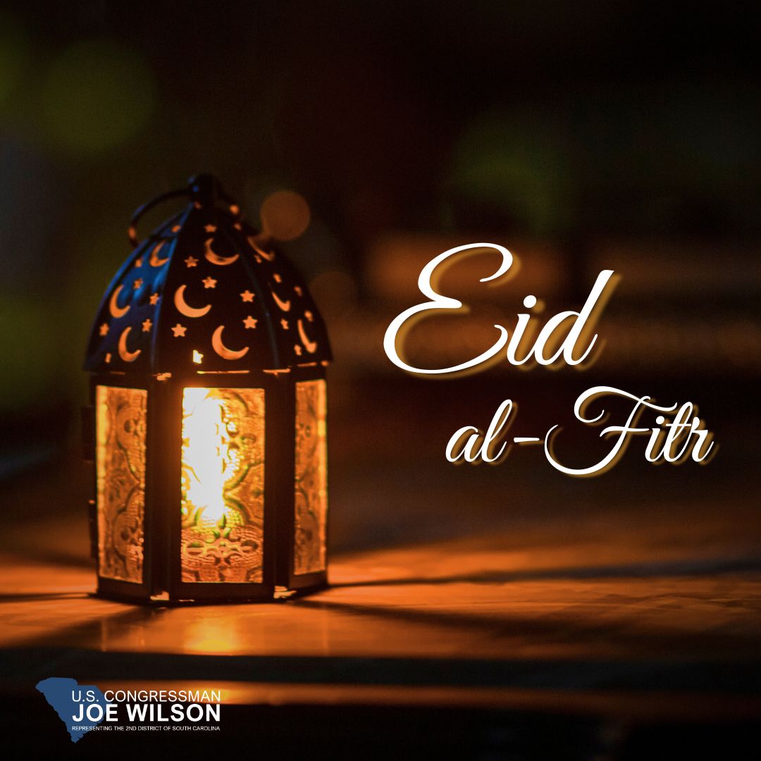 This evening marks the end of Ramadan, wishing the very best Eid al-Fitr to all those celebrating in South Carolina and around the world.